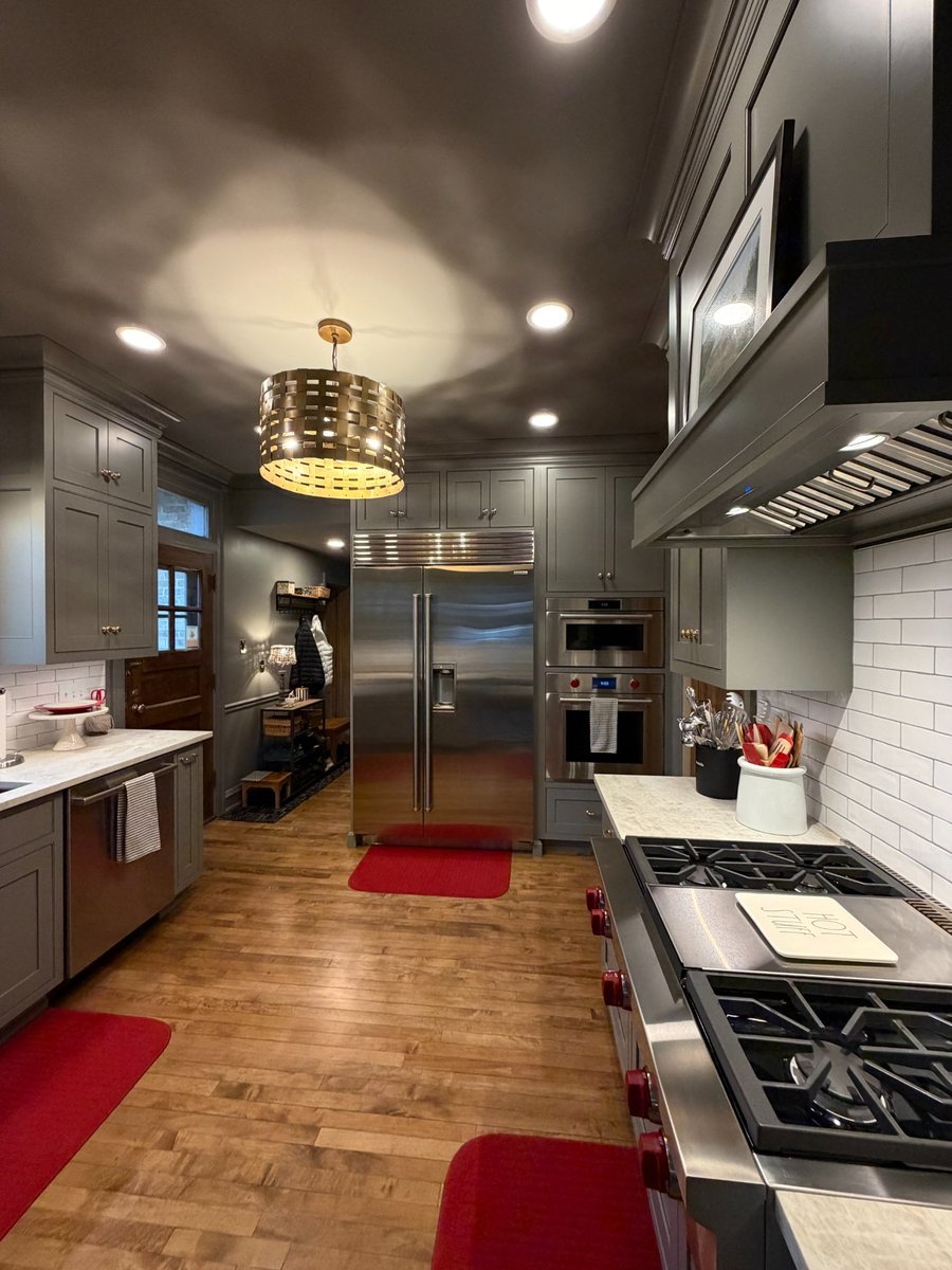 south bend kitchen remodel wolf range subway tile backsplash range hood